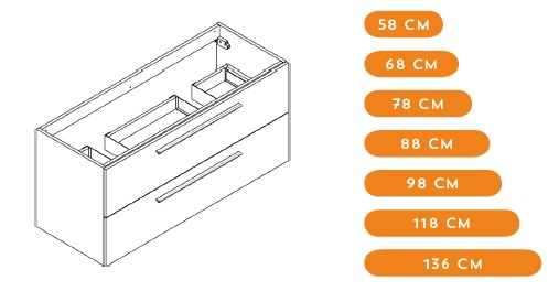 Choix de la taille du meuble DOMAO