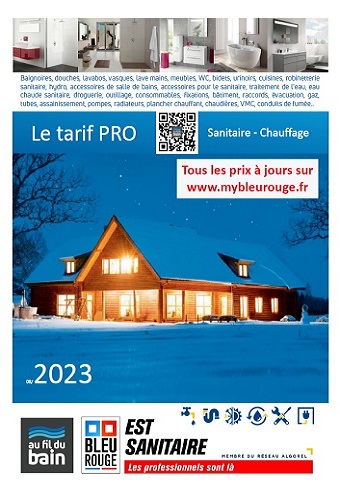 Tarif PRO EST SANITAIRE 2023