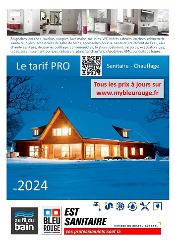 Tarif PRO EST SANITAIRE 2024